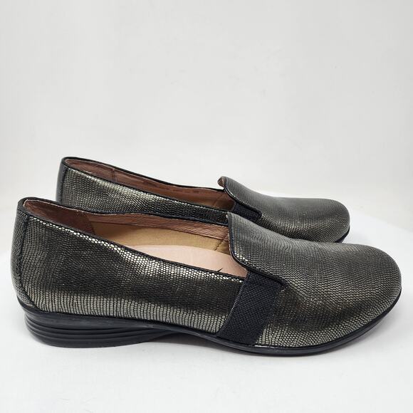 Dansko Addy Loafer Women EU42/US11.5-12 Gold Leather Comfort Shoes 6700860286 - Picture 2 of 9